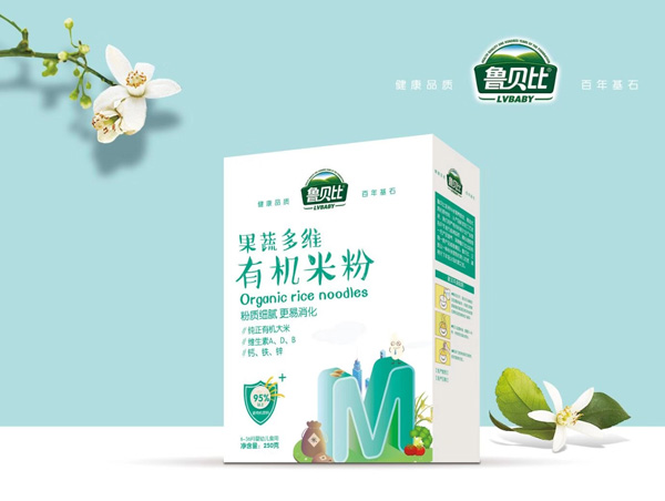 魯貝比果蔬多維有機米粉 盒裝