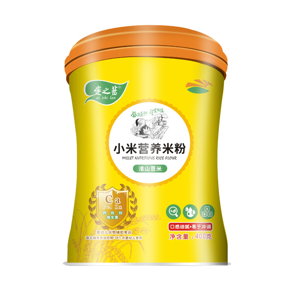 愛(ài)之藍(lán)小米營(yíng)養(yǎng)米粉淮山薏米