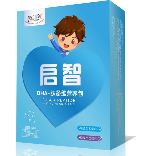 貝佳美迪啟智DHA+肽多維營養(yǎng)包