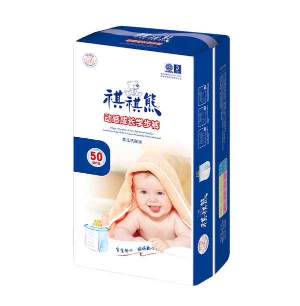 祺祺熊動(dòng)感成長學(xué)步褲