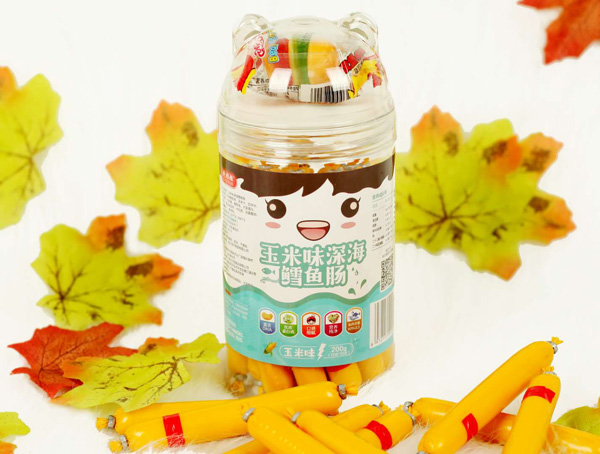 曉姐姐深海鱈魚腸-玉米味小桶