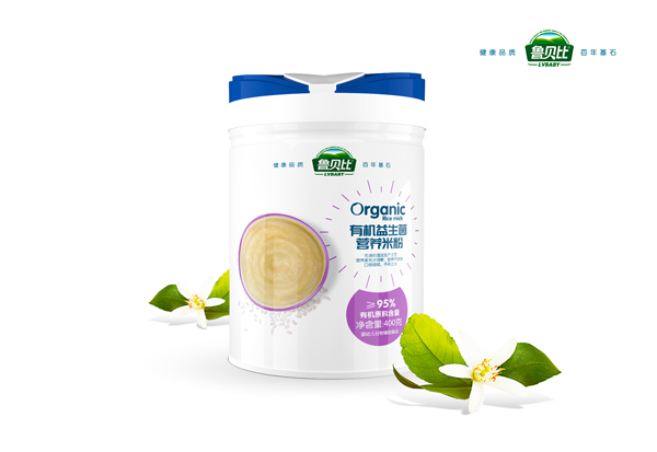 魯貝比有機益生菌營養(yǎng)米粉 聽裝