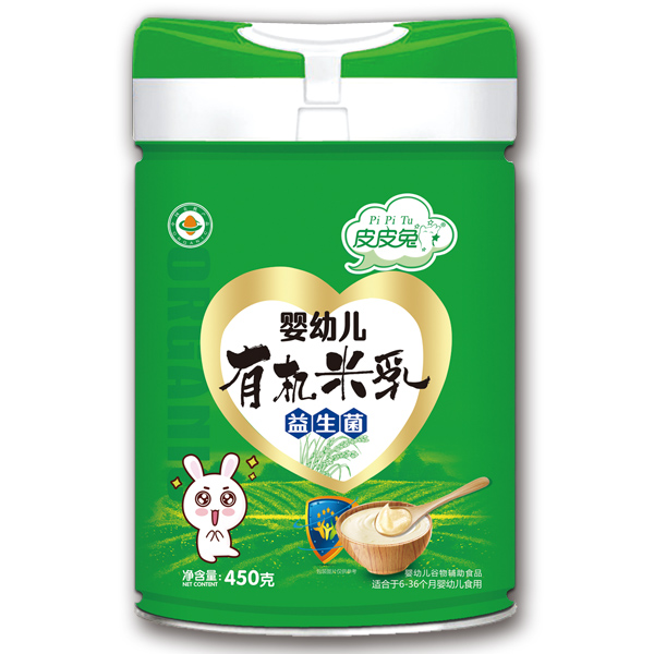 皮皮兔嬰幼兒有機米乳-益生菌