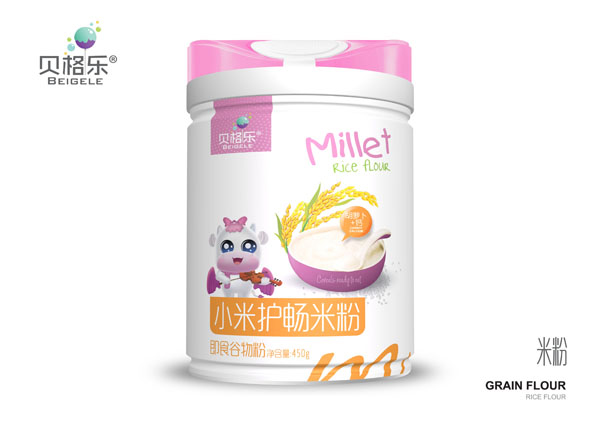 貝格樂小米護暢米粉-胡蘿卜+鈣 聽裝