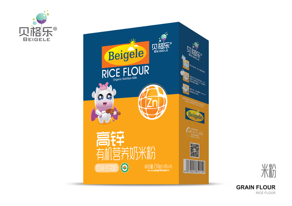 貝格樂高鋅有機營養(yǎng)奶米粉 盒裝