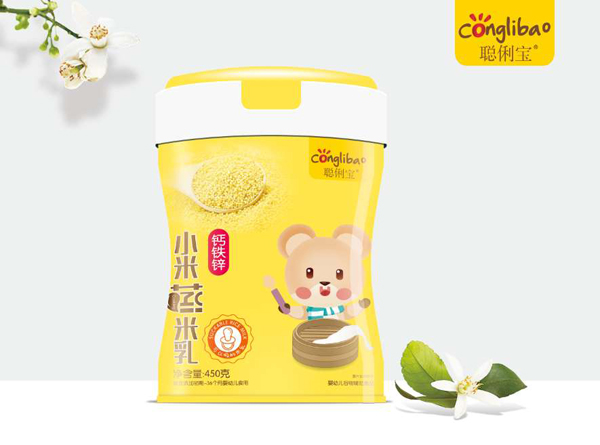 聰俐寶鈣鐵鋅小米蒸米乳 聽(tīng)裝1