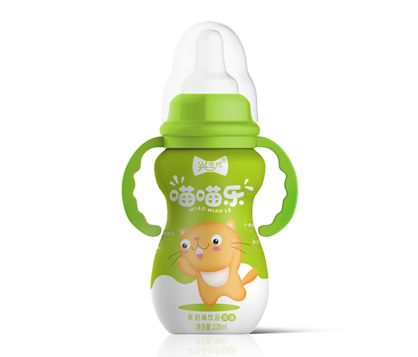 興生代喵喵樂(lè)果奶味飲品 原味綠色.jpg