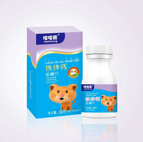 嘻嘻熊鐵鋅鈣咀嚼片100g.jpg 嘻嘻熊鐵鋅鈣咀嚼片100g.jpg