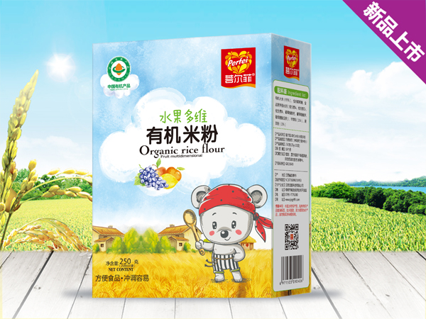 菩爾菲水果多維有機米粉 盒裝