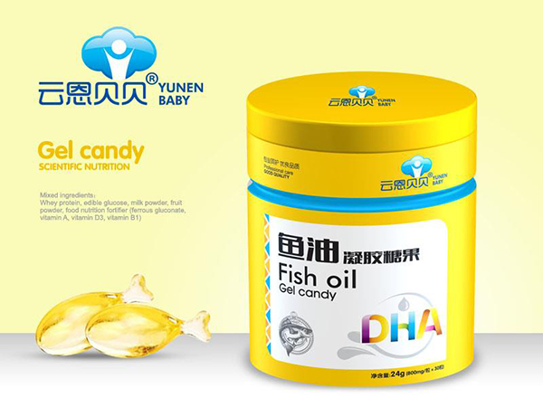 云恩貝貝魚(yú)油凝膠糖果