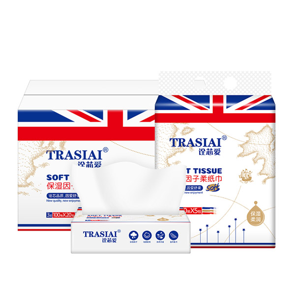 詮芯愛(ài)柔紙巾-100抽組合圖