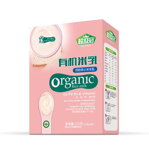 超級冠鈣鐵鋅有機(jī)小米米乳