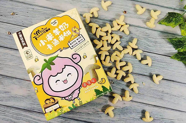 億滋味小米羊奶卡通米餅 香蕉味
