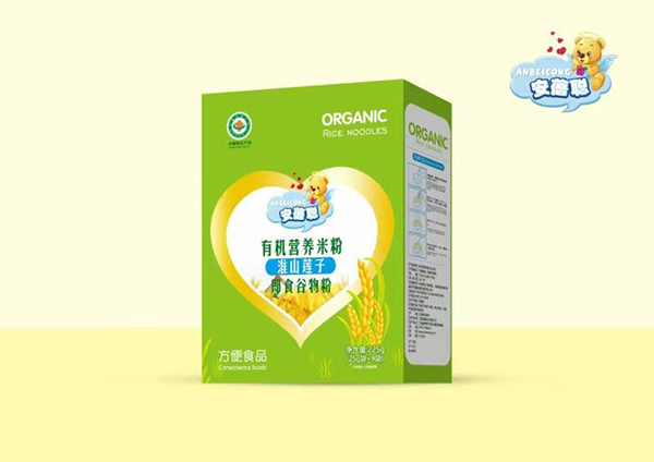 安蓓聰有機(jī)營(yíng)養(yǎng)米粉盒裝 淮山蓮子