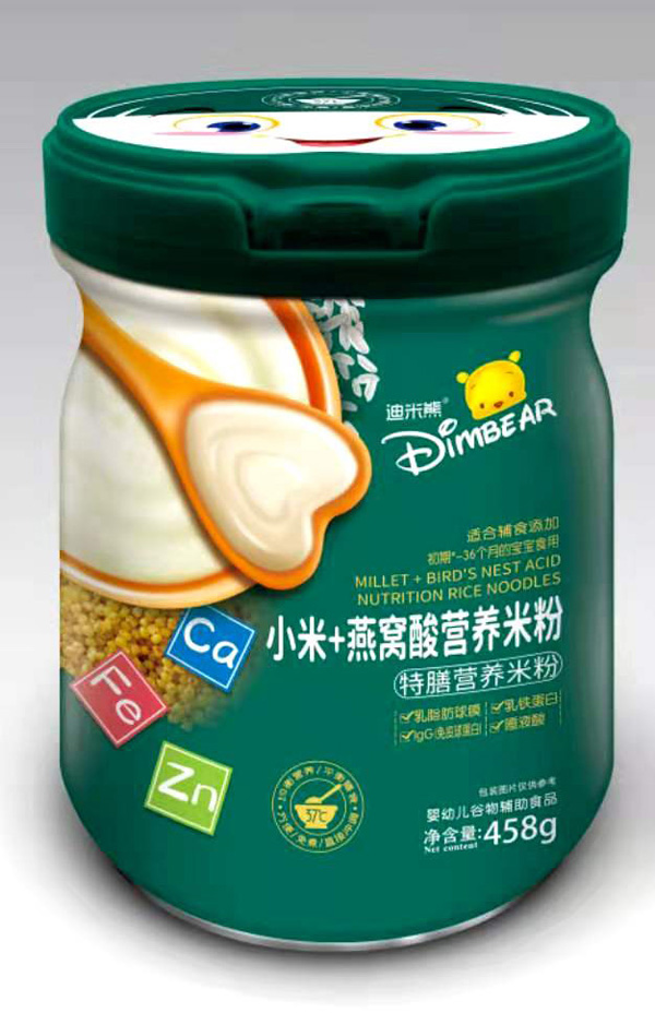 迪米熊小米+燕窩酸特膳營(yíng)養(yǎng)米粉