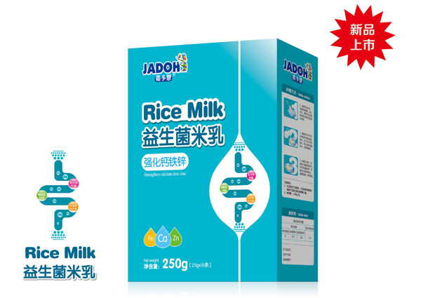 嘉多慧益生菌米乳(盒)-強(qiáng)化鈣鐵鋅