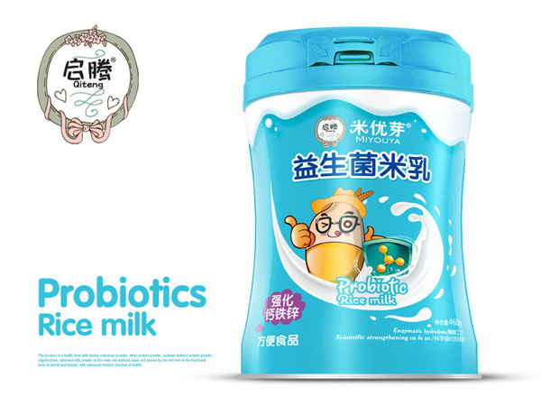 米優(yōu)芽益生菌米乳-強化鈣鐵鋅聽裝