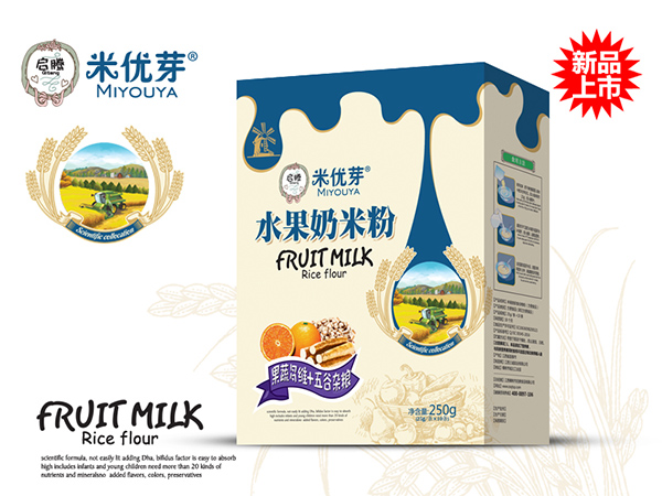 米優(yōu)芽水果奶米粉-果蔬多維+五谷雜糧盒裝
