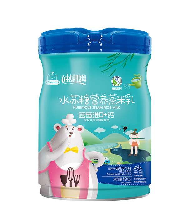 迪娜姆水蘇糖營養(yǎng)蒸米乳 藍(lán)莓維D+鈣