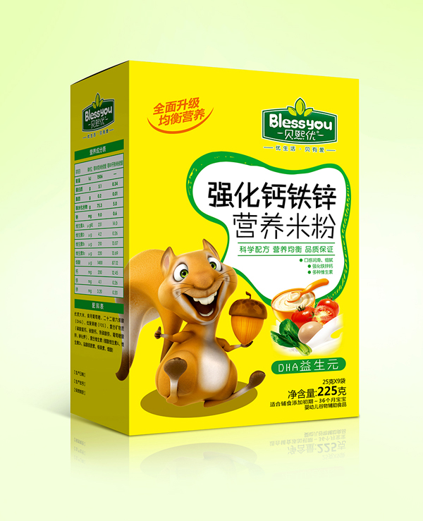 貝熙優(yōu)強化鐵鋅鈣營養(yǎng)米粉 盒裝225克(DHA益生元).jpg