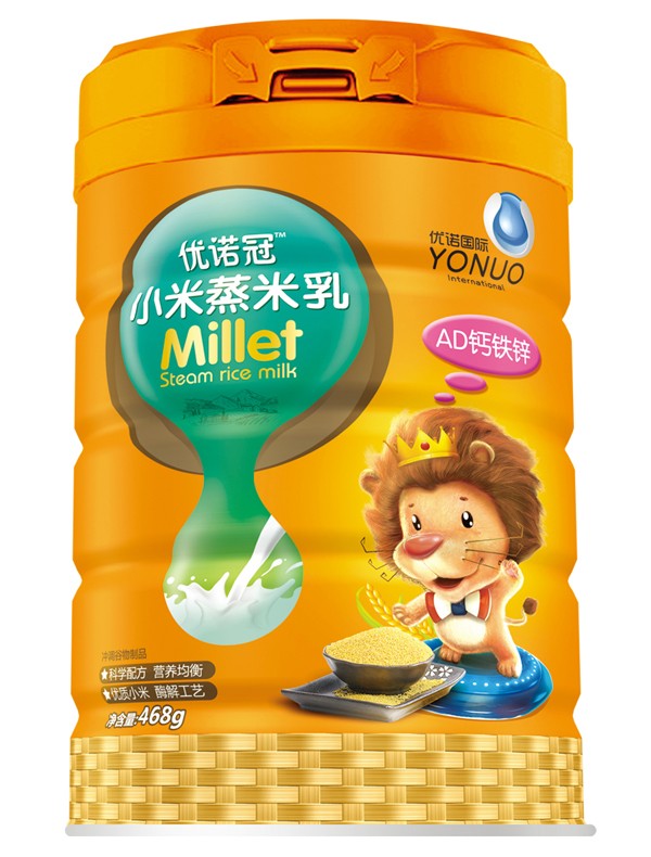 優(yōu)諾冠小米蒸米乳 AD鈣鐵鋅 聽(tīng)裝