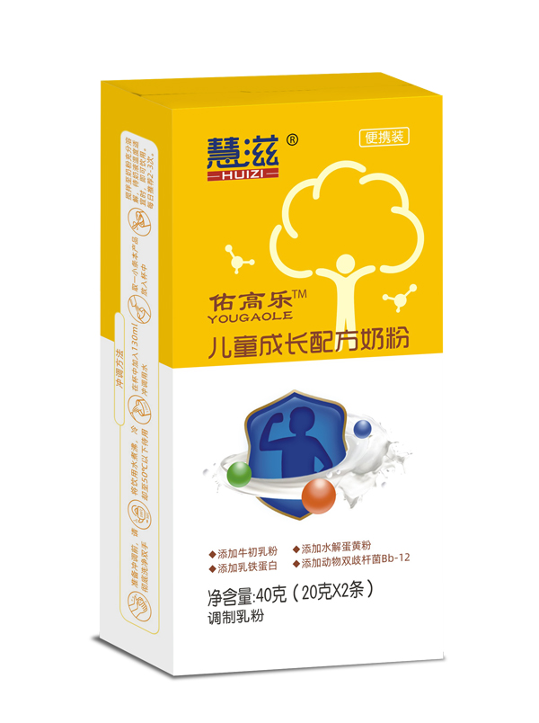 慧滋佑高樂兒童成長配方奶粉 40克盒