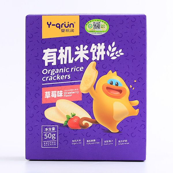 嬰祁潤有機米餅-草莓味