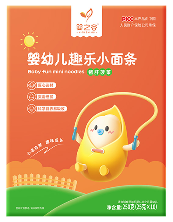 嬰之谷嬰幼兒趣樂(lè)小面條-豬肝菠菜