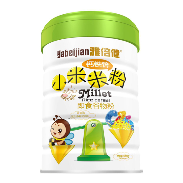 雅倍健鈣鐵鋅小米米粉罐裝