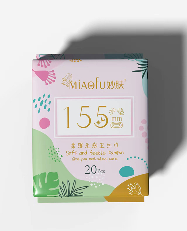 妙膚柔薄無感衛(wèi)生巾-護墊155mm
