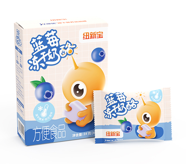 紐新寶藍(lán)莓凍干奶酪