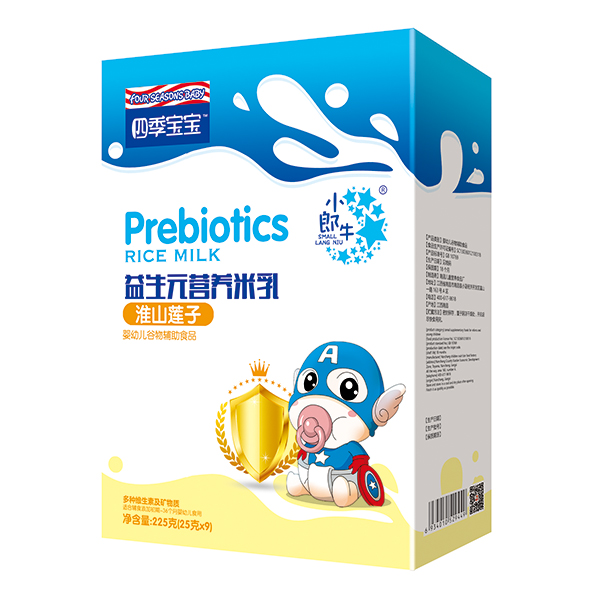 四季寶寶益生元營(yíng)養(yǎng)米乳盒裝-淮山蓮子
