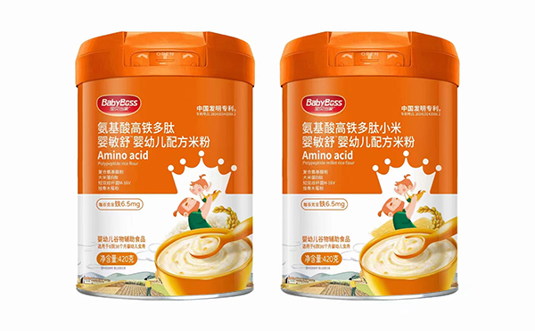 寶貝當(dāng)家氨基酸高鐵多肽小米嬰敏舒配方米粉420g