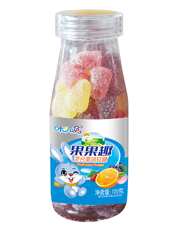 咔嘰兔果果趣混合果味軟糖