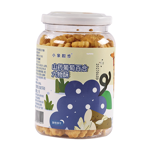 小象散步六物酥-山藥葡萄百合