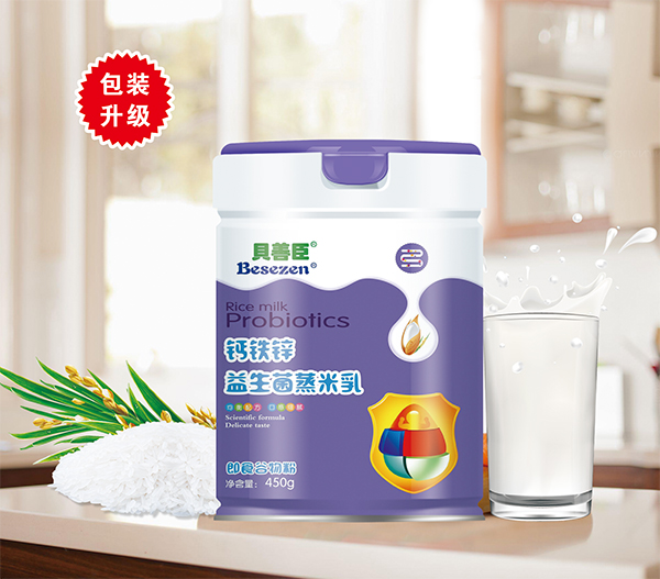貝善臣鈣鐵鋅益生菌蒸米乳