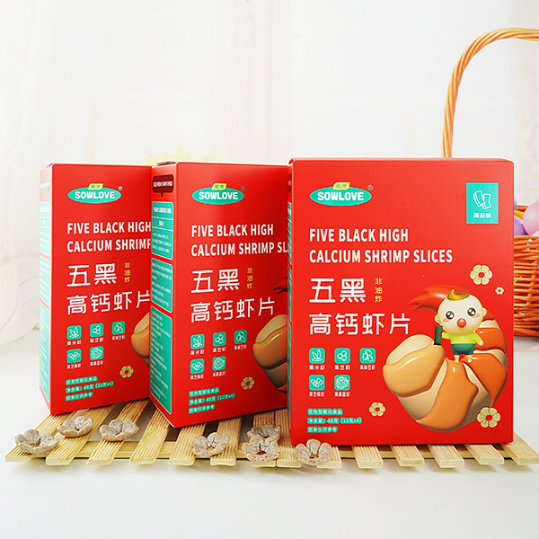 甄育五黑高鈣蝦片