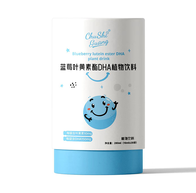 初拾光藍(lán)莓葉黃素酯DHA植物飲料