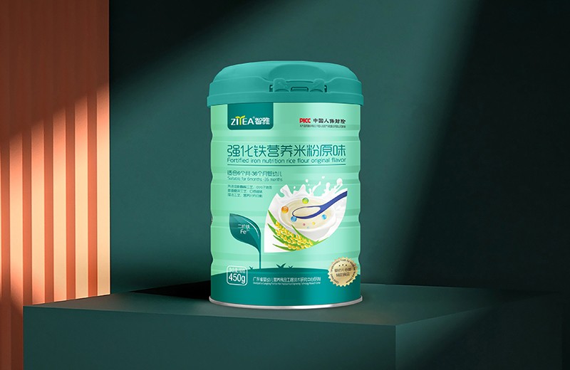 智雅強化鐵營養(yǎng)米粉原味 罐裝