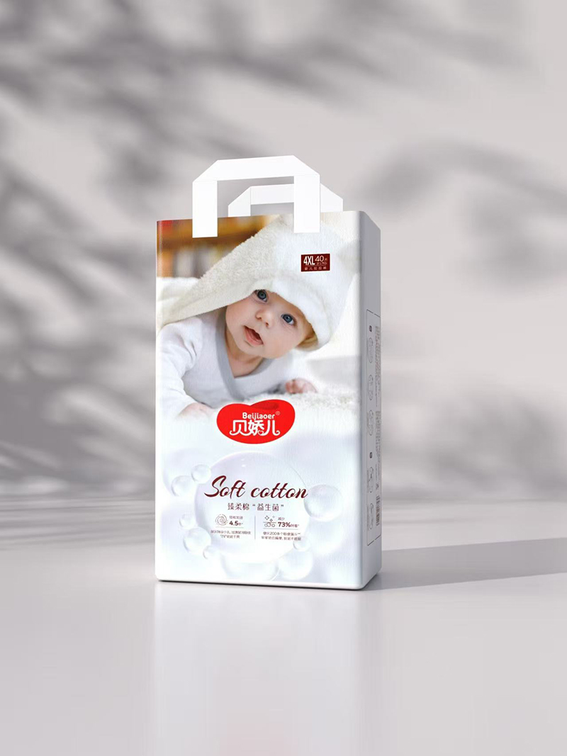 貝嬌兒臻柔棉益生菌嬰兒拉拉褲4XL40