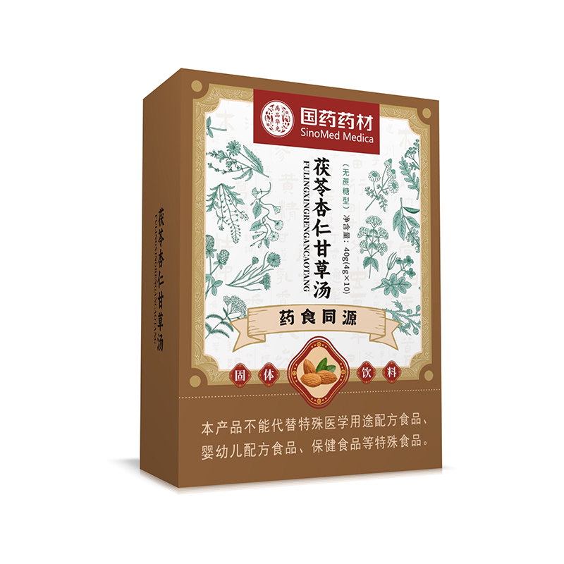 國藥藥材茯苓杏仁甘草湯