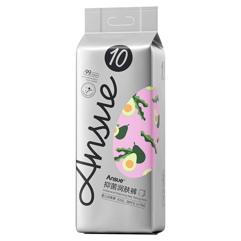 Ansue安秀抑菌潤膚嬰兒訓練褲XXXL