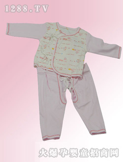 安嬰寶粉色開(kāi)襠褲