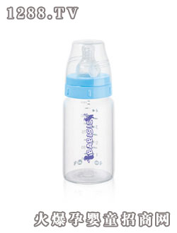 BABISIL 標(biāo)準(zhǔn)口徑4安士玻璃奶瓶(藍色）