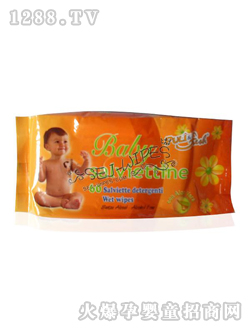 舒爾潔yinge濕巾深黃色大包裝