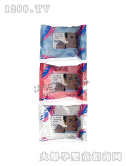 舒爾潔yinge濕巾粉色小包裝