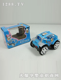 嘉鎧迪藍(lán)色米奇電動翻斗車