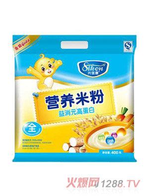 興佳康400g袋裝益生元高蛋白米粉全