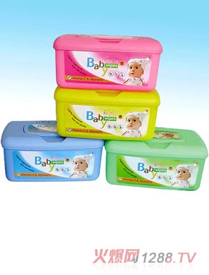 yinge濕巾80片盒裝