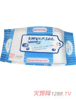 20片裝無(wú)酒精加厚清潔濕巾